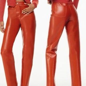NEW NWT Aritzia Melina Faux Leather Pant